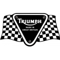 Triumph Racing  Motorcycle Decal!